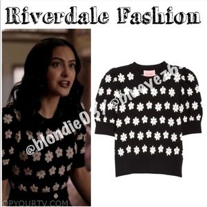 Kate Spade Marker Floral Sweater XS